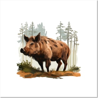 Wild Boar Posters and Art